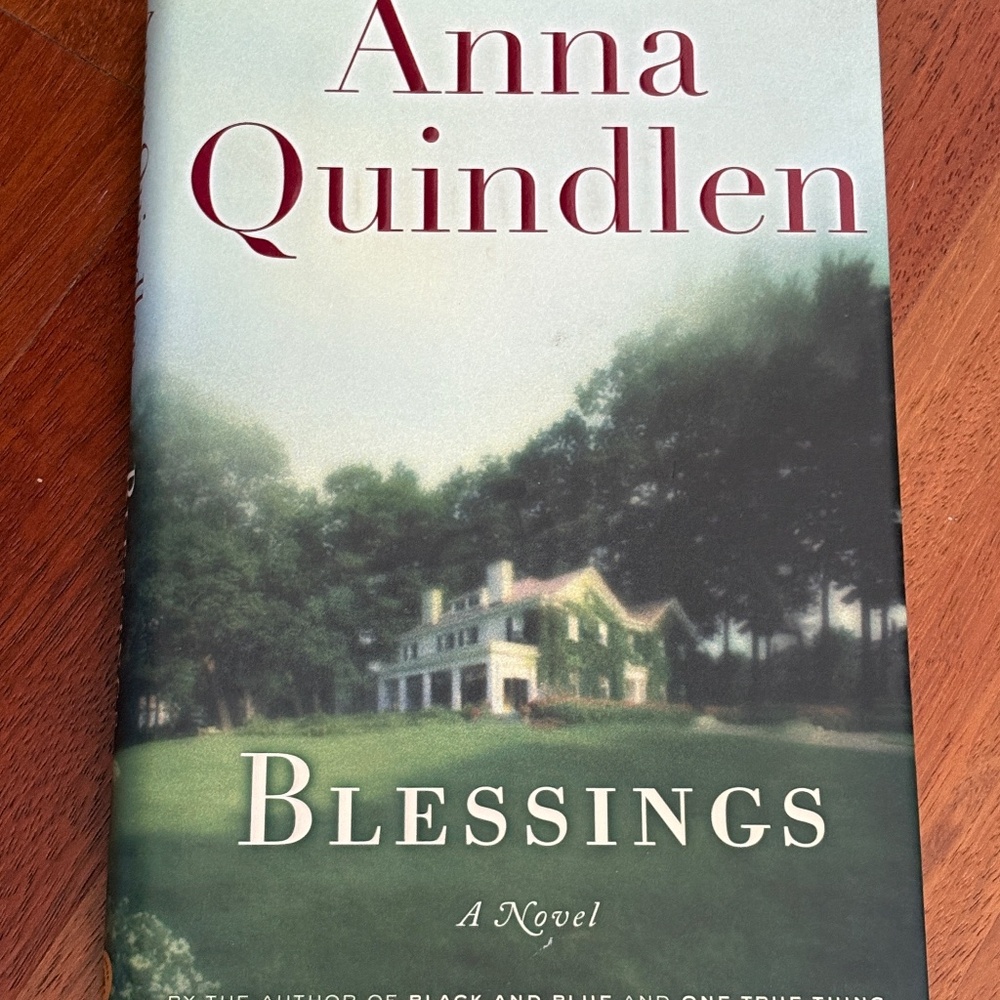 Blessing Hardcover Book by Anna Quindlen
